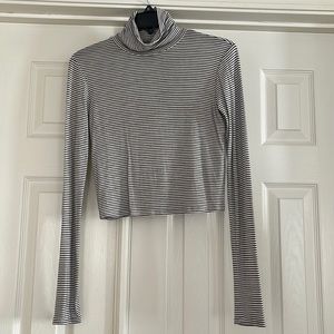 Forever 21 striped turtleneck